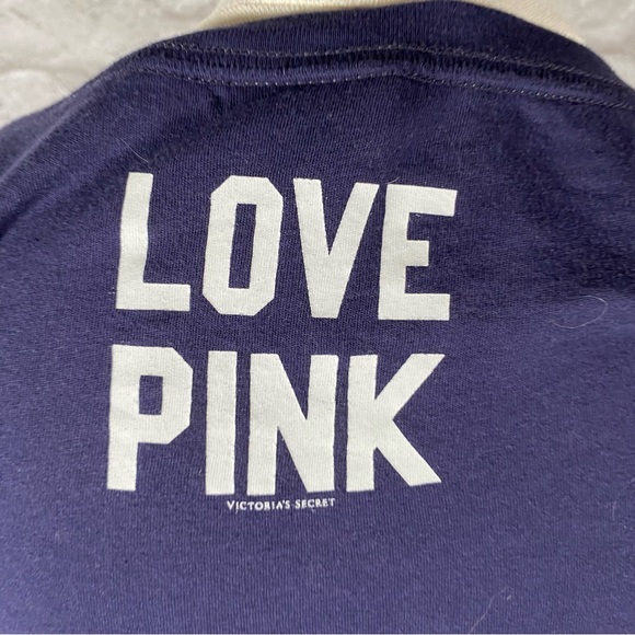 Victoria Secrets New York Yankees t shirt Women's Navy V-Neck tee shirt size XS - Picture 6 of 12